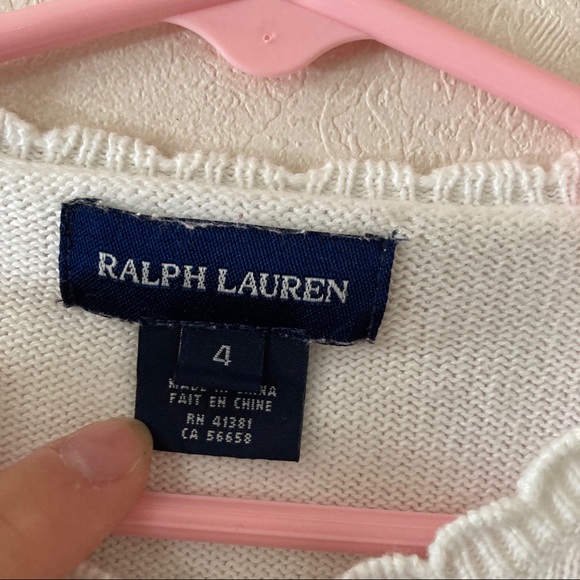 Ralph Lauren White Cardigan - Picture 3 of 3